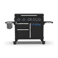 Pitboss Ultimate Plancha 5 Burner Gas Grill (10816) + FREE ULTIMATE PLANCHA KIT AND COVER