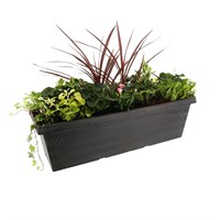Planted Estate Window Box 30 Inches Outdoor Bedding Container Summer
