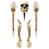 PMS 5 Piece Buried Skeleton Set Halloween Decoration (977173)