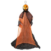 PMS 7ft Hanging Pumpkin Skull Frightener Halloween Decoration (976182)