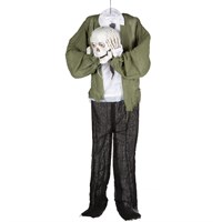 PMS Hanging Skeleton Head In Hands Halloween Decoration (976282)