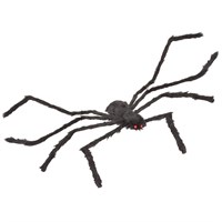 PMS Large Black Furry Spider Halloween Decoration (976287)