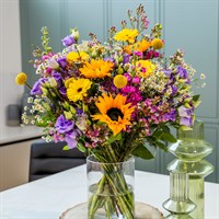 Pop Of Joy Hand Tied Floral Bouquet - Luxury