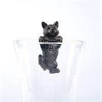 Potty Feet Decorative Pot Buddies - Antique Bronze Cat (PB0002)