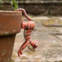 Potty Feet Decorative Pot Buddies - Tigger Hanging From His Tail (PBWTP0007C)