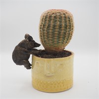 Potty Feet Decorative Pot Feet -  Antique Bronze Pig (PB0042)