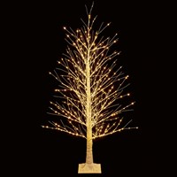 Premier 1.2m Birch Christmas Twig Tree with 300 Warm White LEDs (LV232494WW)