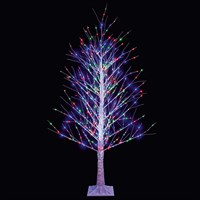 Premier 1.5m Birch Christmas Twig Tree with 300 Multi Colour LEDs (LV232495M)
