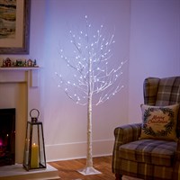 Premier 1.8m Birch Christmas Tree with 90 White LEDs (LV261129W)