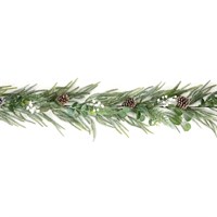 Premier 1.8m Natural Touch Eucalyptus Garland with Cones (DF267033)