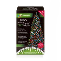 Premier 1000 Multi Action LED Treebrights Christmas Lights Multi Colour (LV162179M)