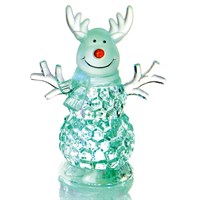 Premier 12cm Battery Operated Christmas Lit Acrylic Reindeer (LB213186)