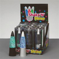 Premier 15cm Battery Operated Shake And Shine Lamp - Silver (LB111462) Christmas Lights