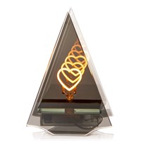Premier 15cm Glass Double Sided Endless Heart Light Up Christmas Decoration (LB254183)