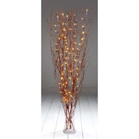 Premier 1.2m Rose Gold LED Lit Christmas Festive Twigs Decoration (LV202082)