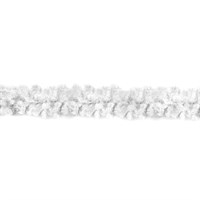 Premier 2.7m (9ft) White Artificial Christmas Garland (TG247182)
