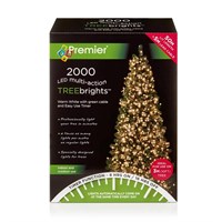 Premier 2000 Warm White Multi Action LED Treebrights Christmas String Lights (LV162181WW)
