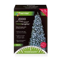 Premier 2000 White Multi Action LED Treebrights Christmas String Lights (LV162181W)