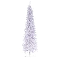 Premier 2m (6.5ft) Spruce Pine White White Artificial Christmas Tree (TR650SEW)