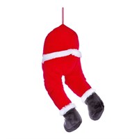 Premier 37cm Hanging Animated Christmas Santa Legs Door Decoration (MB231201)