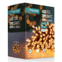 Premier 400 Vintage Gold Multi Action LED Battery Christmas String Lights (LB131955VG)
