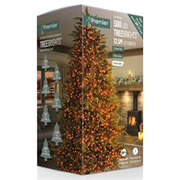 Premier 500 Vintage Gold Multi Action LED Treebrights Christmas String Lights (LV178517VG)
