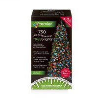 Premier 750 Multi Colour Multi Action LED Treebrights Christmas String Lights (LV162178M)