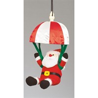 Premier 40cm Musical Kicking Leg Parachuting Christmas Santa Decoration (PL162305)