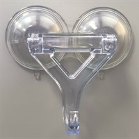 Premier Clear Christmas Wreath Hanger with Double Suction Clamp (AC243906)