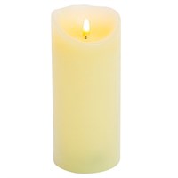 Premier Cream Flickabright Candle With Timer - Medium (CA198818CR)