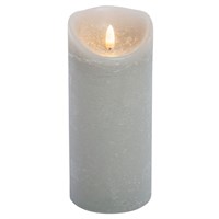 Premier Grey Flickabright Candle With Timer - Medium (CA198818GY)