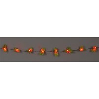 Premier Holly Christmas Garland with Red Berries & 40 Red LEDs (LV131896)