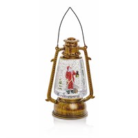Premier Hurricane Christmas Lantern Water Spinner - 24cm - Santa (LB191296)