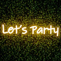 Premier Let's Party LED Neon Sign in Warm White (LT250726)