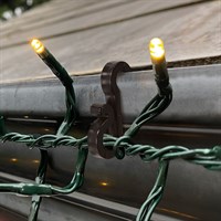 Premier Mini Black Gutter Hooks for Outdoor Christmas Lights - Pack of 36 (AC98411BK)