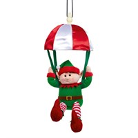 Premier Musical Christmas Kicking Leg Elf on Parachute (PL203089)