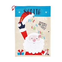 Premier Santa Character Christmas Gift Sack (PL205190)