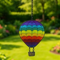 Primus Balloon Design 1 Cut Glass Hanging Garden Decor Suncatcher (PT2327)