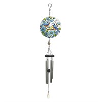 Primus Blue Tit Small Glass Suncatcher Garden Decor Windchime (PT1082)