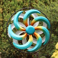 Primus Blue Wave Hanging Garden Decor Windmill (PT2912)