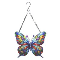 Primus Butterfly Cut Glass Hanging Garden Decor Suncatcher (PT2325)
