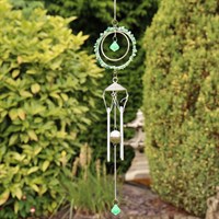 Primus Green Beaded Garden Decor Windchime (PT2512)