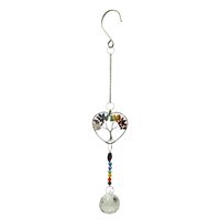 Primus Heart Mini Rainbow Gemstone Garden Decor Hanger (PT3114)