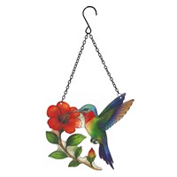 Primus Hummingbird Cut Glass Hanging Garden Decor Suncatcher (PT2323)