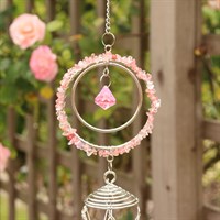 Primus Pink Beaded Garden Decor Windchime (PT2513)