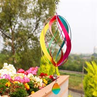 Primus Rainbow Metal Hanging Garden Decor Spinner (PT2816)