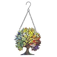 Primus Tree Of Life Cut Glass Hanging Garden Decor Suncatcher (PT2326)
