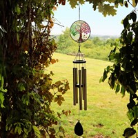 Primus Tree Of Life Small Glass Suncatcher Garden Decor Windchime (PT1084)