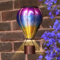 Primus Triple Colour Large Wall Mounted Solar Led Hot Air Balloon (PT6126)