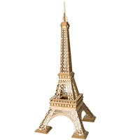 Rolife Eiffel Tower Modern 3D Wooden Puzzle by Robotime (TG501)